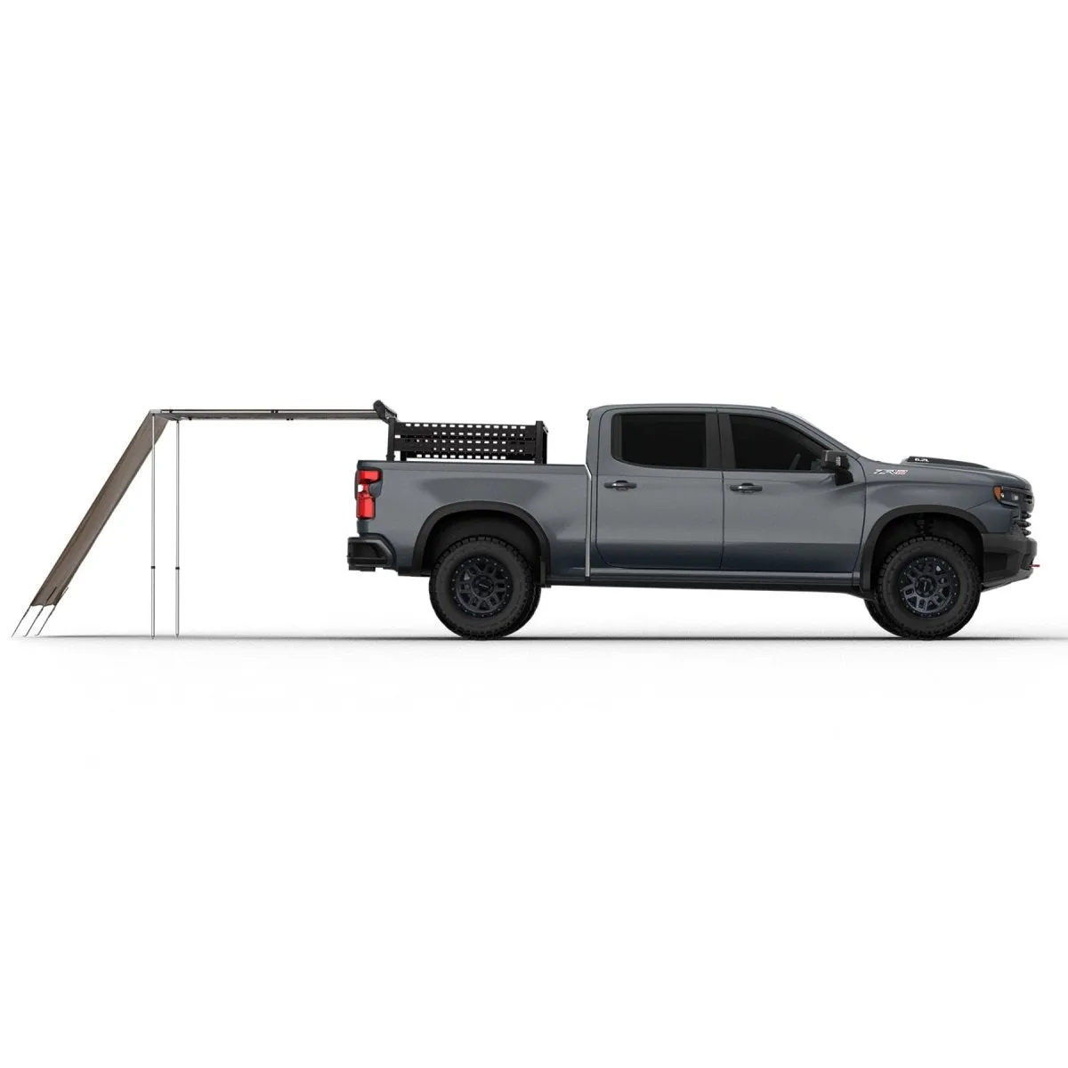 Truck or Car Awning Shade Wall, 4.5x6 Feet, Poly-Cotton Ripstop Fabric, Tan product image