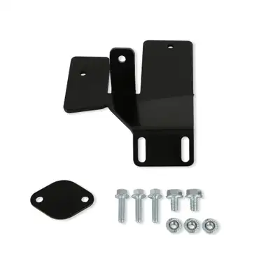 Holley 5557 Bel Air Drive by Wire Accelerator Pedal Bracket Black Powder Coated