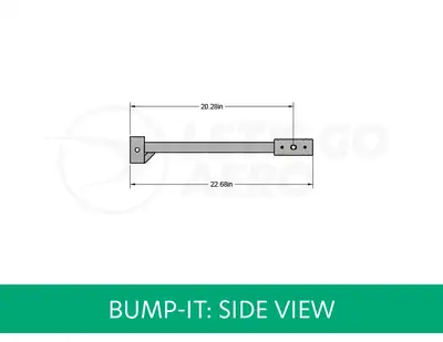 Let's Go Aero Bump-IT Square Post Receiver Adapter