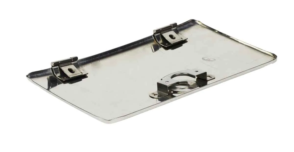 Jeep CJ Glove Box Door Use with OE Key Lock 72-86 CJ Polished Silver Kentrol product image