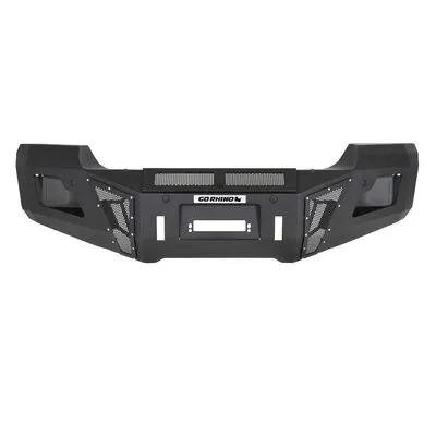 Go Rhino 1519 Gmc Sierra 2500hd/3500hd Br11 Steel Winch Bumper Textured Black Powdercoat