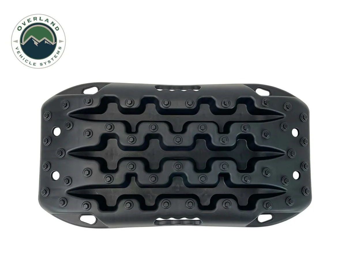 Overland Vehicle Systems Recovery Ramp Small With Pull Strap and Storage Bag - Black product image