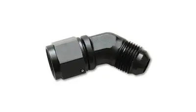 Vibrant Performance 45 Degree Swivel Adapter Fitting; -16AN Female x -16AN Male; 6061 Aluminum; Black Anodized;