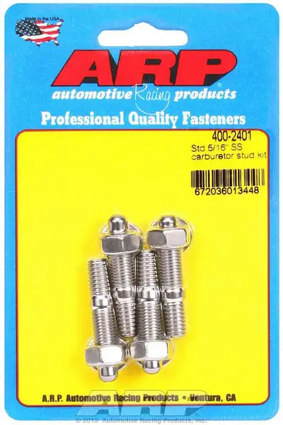ARP Auto Racing S/S Carburetor Stud Kit 5/16in x 1.700in OAL