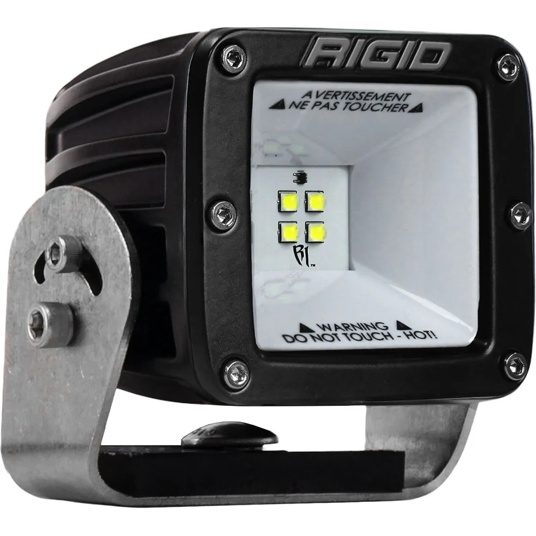 RIGID 2X2 115 Degree DC LED Scene Light, Surface Mount, Black Housing, Single product image