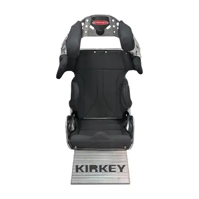 Kirkey Kirkey Racing 96 Series Seat Kit - Aluminum 18Â° Layback Containment Seat with Black Cover - SFI 39.2