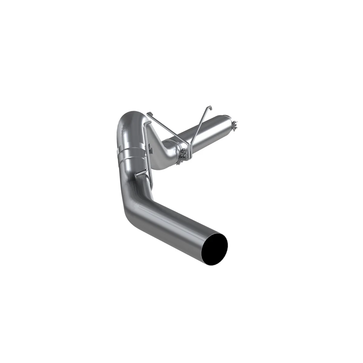 Armor Lite Filter Back Exhaust System; 5 in.; Incl. Adapter Extension Pipe/Over Axle Pipe/Tailpipe/Hardware; No Tip Incl.; Single Side Exit; Aluminized; product image