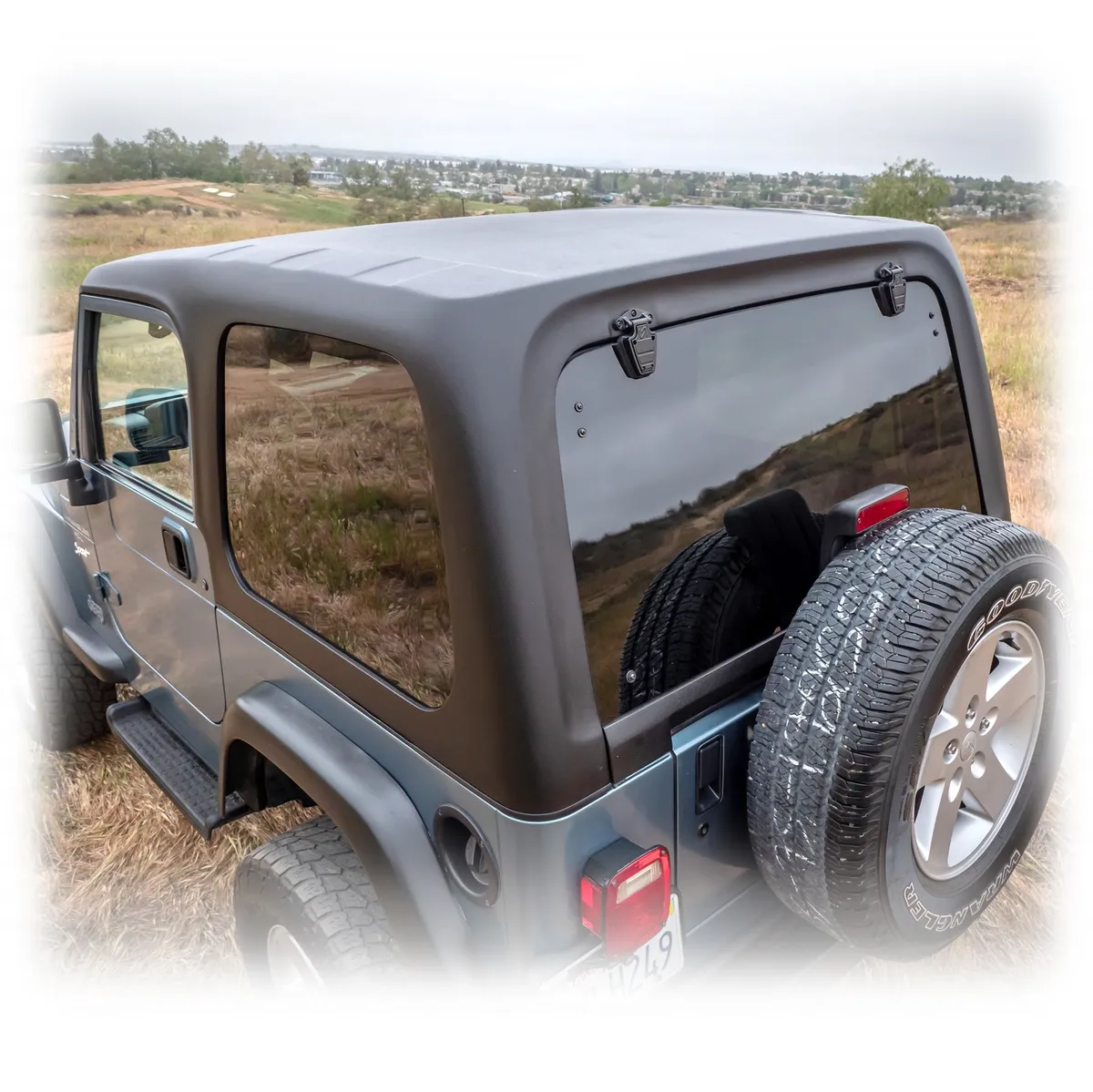 Turn Offroad Squareback Hardtop, Textured Black - 1 Piece - TJ product image