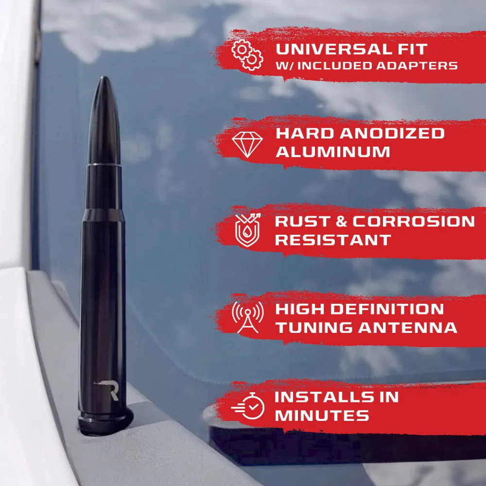 .50 Cal Bullet Antenna (Fits OEM Factory Threaded Antenna) Multiple Colors product image