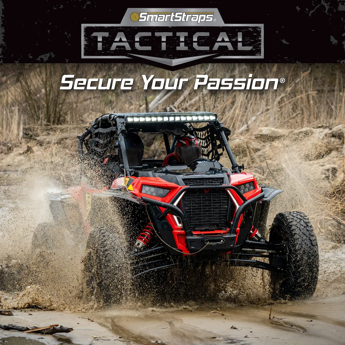 14ft 3000lb Tactical Ratchet Tie Down 4 pk Orange product image