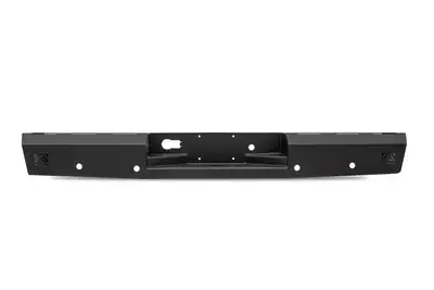 Fab Fours 2010-2018 Dodge 2500-3500 HD 2013-2018 Dodge 1500 Red Steel rear