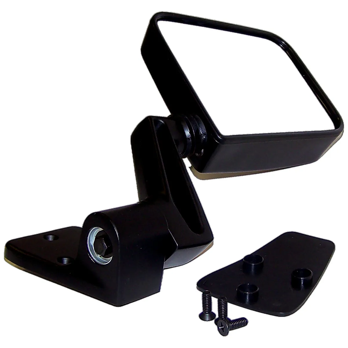 Crown Automotive Jeep Replacement 82201773 Left Manual Folding Mirror for Select 1987- 2006 Jeep YJ, TJ Wranglers, Black product image