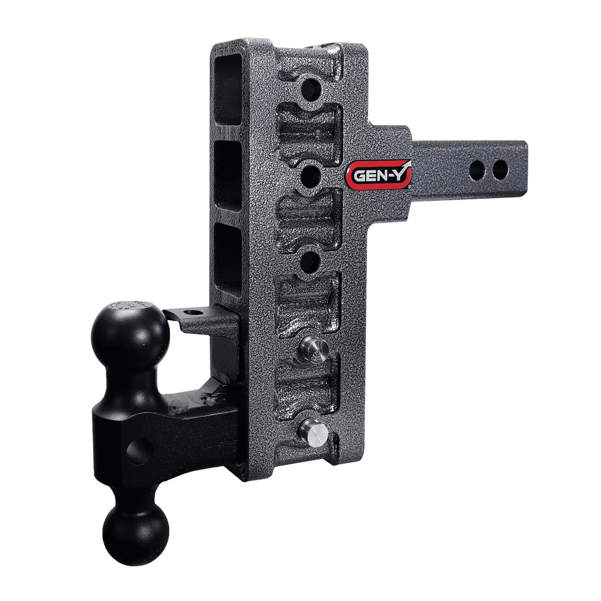 GEN-Y Hitch Mega-Duty 10in Drop Hitch w/ Dual-Ball Mount and Pintle Lock product image