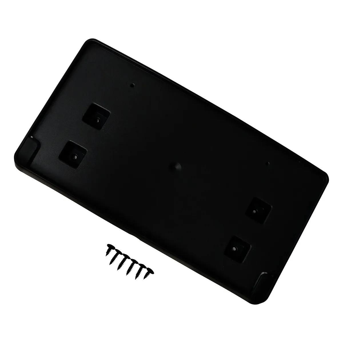 License Plate Bracket Kit Jeep 2018-2021 JL Wrangler 2020-2021 JT Gladiator w Steel Front Bumper Front License Plate Bracket Kit Includes Hardware product image