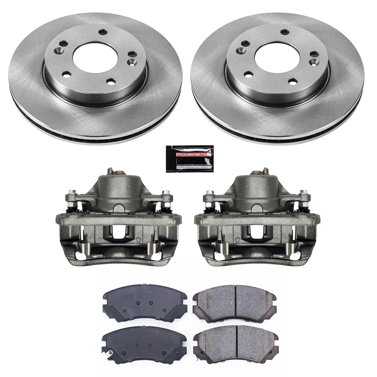 Z17 Direct Replacement Kit: Rotors; Ceramic Pads; Calipers product image