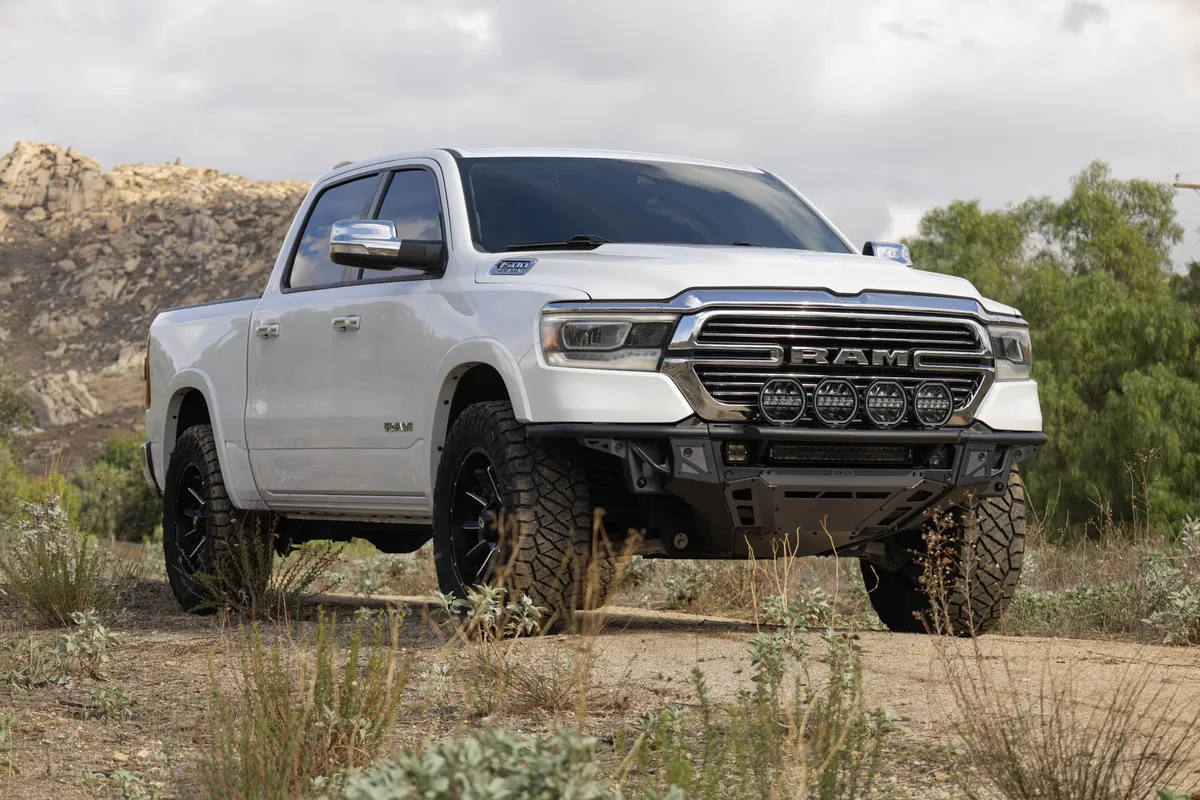 DV8 2019-2025 Ram 1500 Tube Front Bumper FBDR1-07 product image