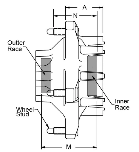 Wilwood HUBSTARLITE 55STDFRONT product image