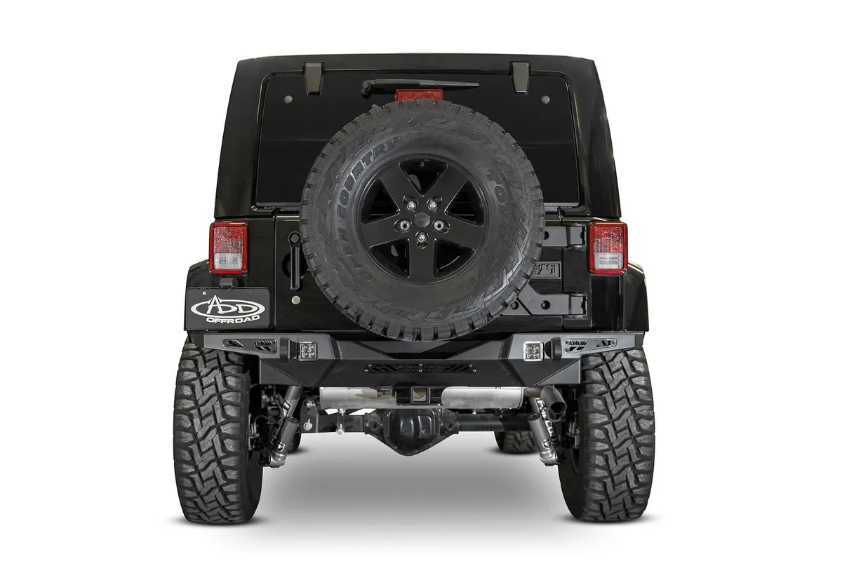 0718 Jeep Wrangler Stealth Fighter Rear Bumper product image