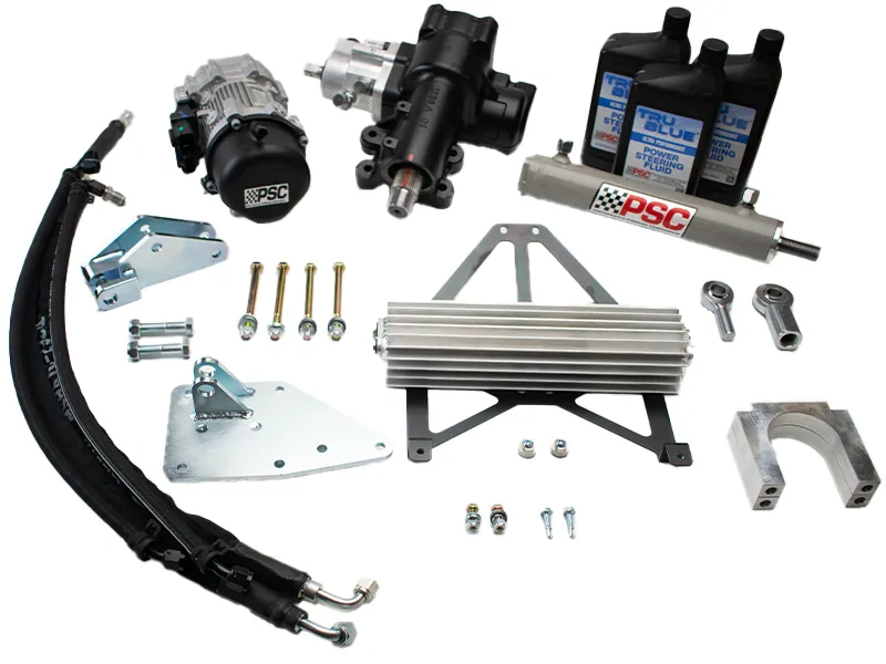 PSC Cylinder Assist Ehps Steering Kit For 18-2024 Jeep Jljlujt 2.03.6 Non e Torque w 6.75 Axle Stroke 1-12 Tie Rod Clamp product image