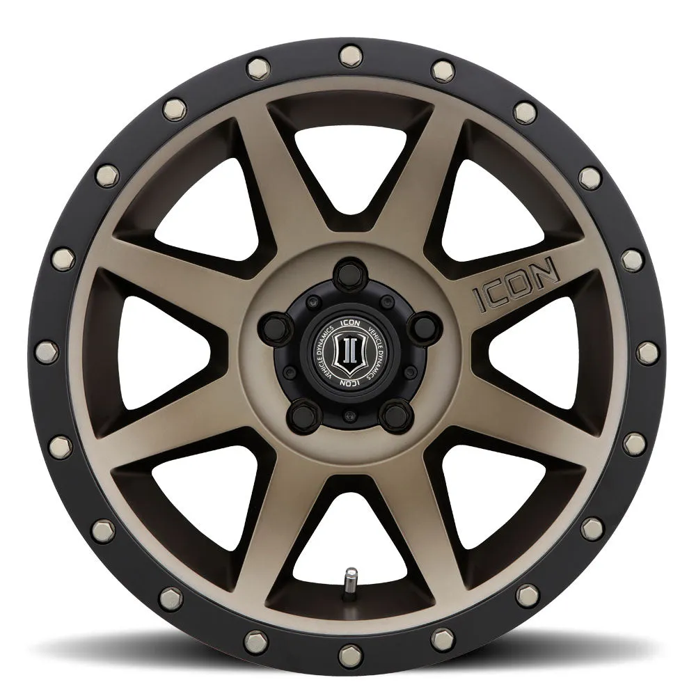ICON Alloys Rebound, Satin Black, 20 x 9 / 6 x 135, 16mm Offset, 5.625" BS product image
