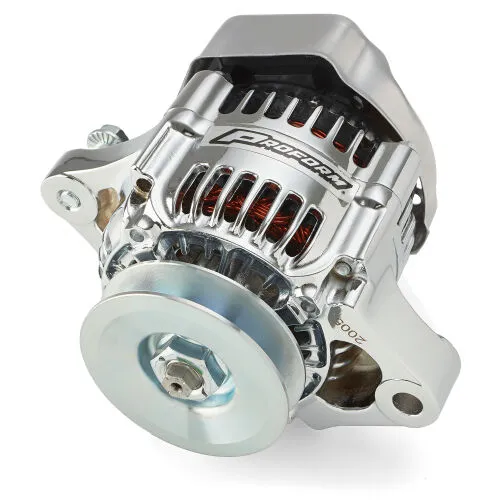 Proform 66431 100% New, Chrome, 1-Wire Mini Alternator, gm 50 Amp. product image