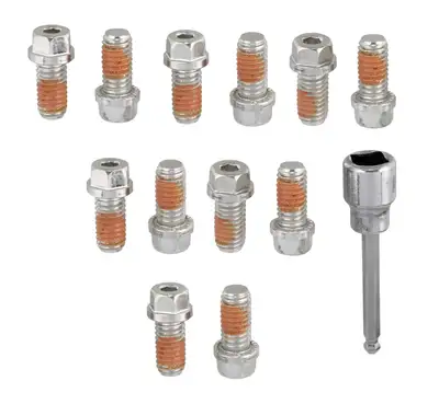 Mr Gasket Locking Header Bolt Kit 3/8-16 x 3/4 12pk