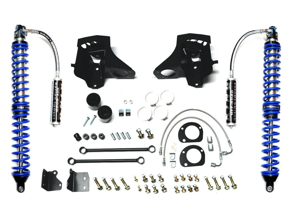 Jeep Wrangler King Coilover Conversion Kit. Front Bolt on (Black) For Jk/Jku 2 Door & 4 Door 2007-2018 product image