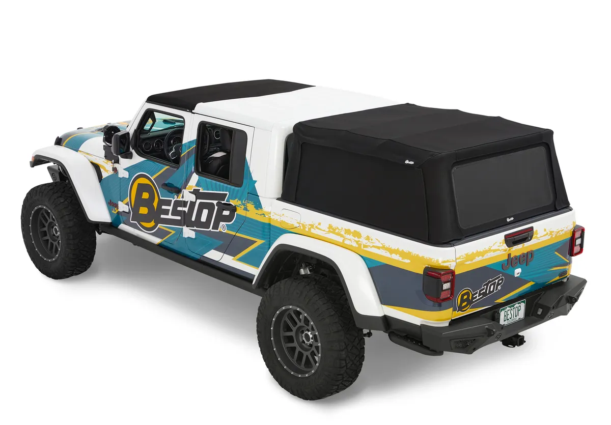Bestop Supertop for Truck 2 '20-26 Gladiator For 5 ft. bed Black Diamond Bestop
