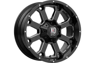 KMC Wheels Buck 25 20x10 5x5/5x5.5 Black (24 Mm)