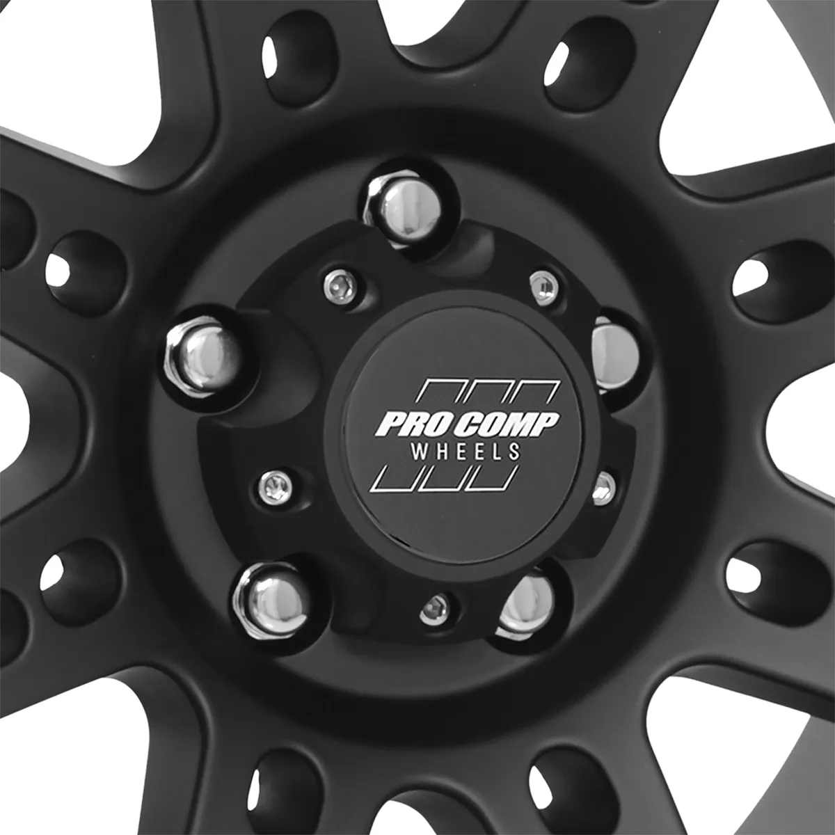 Pro Comp 7031-6873 Stryker Matte Black 16x8 5x5 4.5BS Offset 0mm Cap P/N 703154500 product image