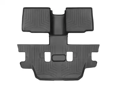 Weathertech FloorLiner™ DigitalFit®; Black; Rear and Third Row; 1 Piece;