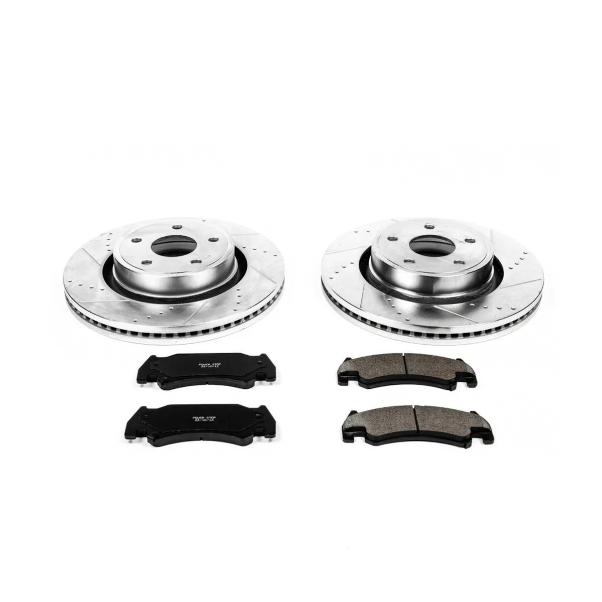 Z23 Evolution Sport Upgrade Kit: Drilled/Slotted Rotors; Carbon-Fiber Ceramic Pads W/Hardware product image