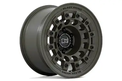 Hoonigan Wheel Pros Fuji Series Wheel 17X9 5X5 -12mm Olive Drab Green - JK/JL/JT