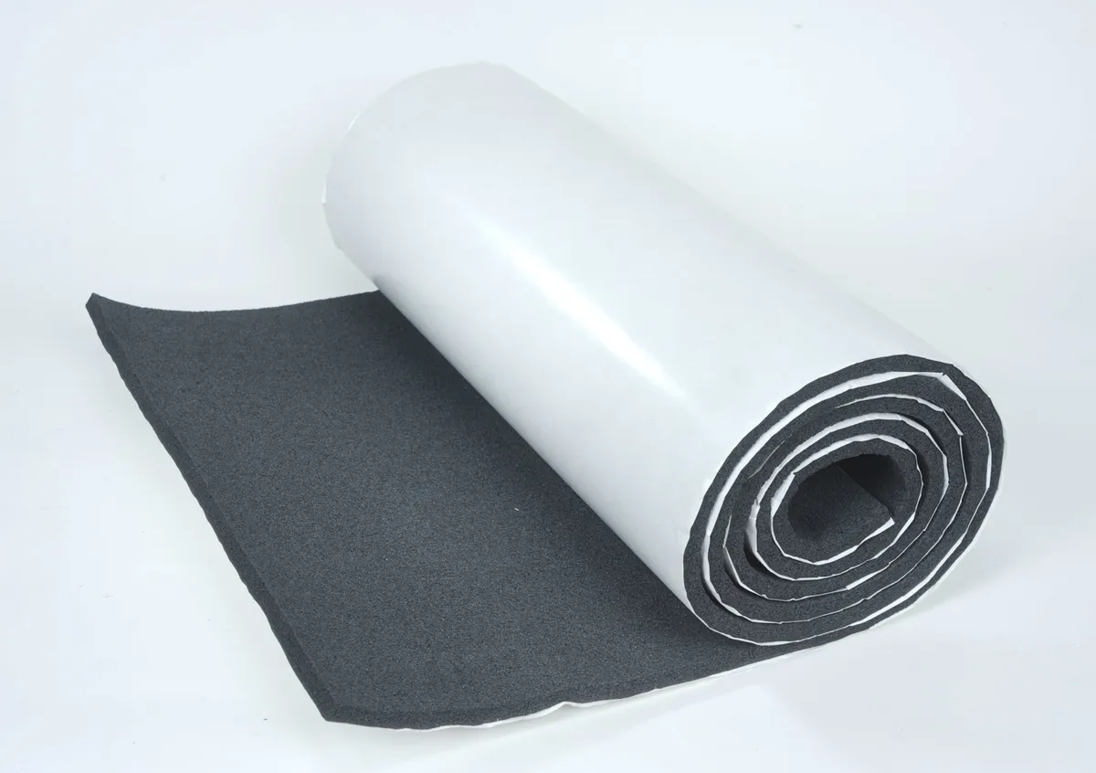 Hushmat 1 Roll of 24 in x 10 ft 1/2 in Silencer W/Pres Sens Adhesive. Total 20 Sqft.