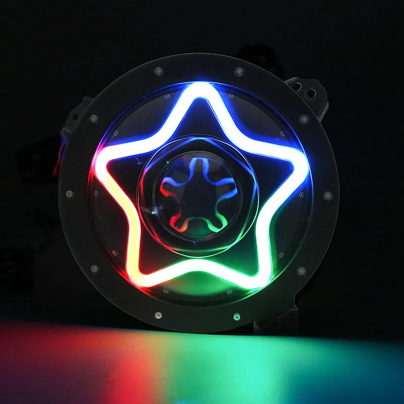 Star Style 9 Inch LED RGB Halo Headlights with Turn Signals for 2018-Later Jeep Wrangler JL and Gladiator JT product image
