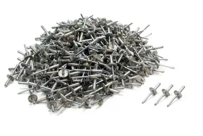 FiveStar Large Head Rivet Silver 500pc 3/16in