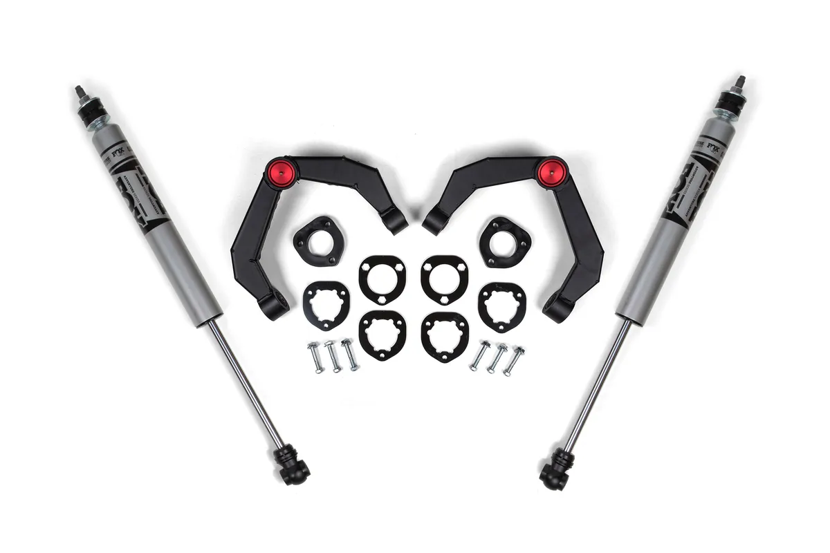 Zone Offroad 2019-2023 Ram 1500 2 UCA Leveling Kit - Fox 2.0 Adventure Series Shocks