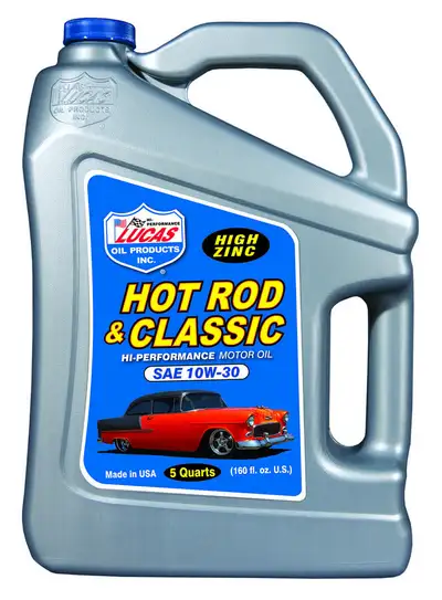 Lucas Oil Products Lucas Oil Products 10679 Hot Rod & Classic Car HP Motor Oil SAE 10W-30