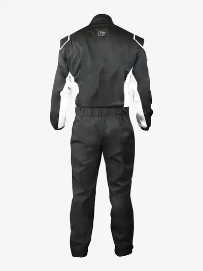 K1 RaceGear Suit Challenger Black Medium /Large SFI 3.2A/1