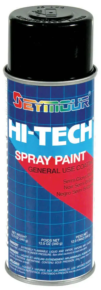 Seymour Hi-Tech Enamels Semi- Gloss Black Paint