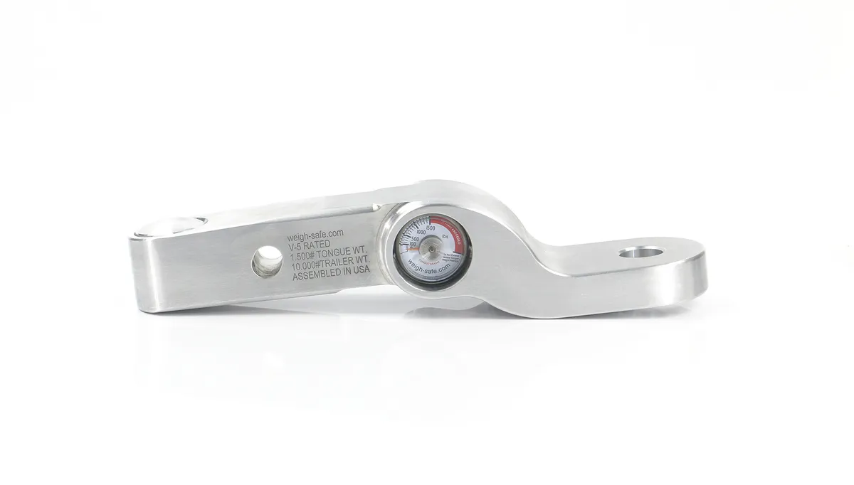 Tongue Weighing Fixed Height Ball Mount w/ Gauge 2in Drop 2in Shank (10k Gtwr) product image