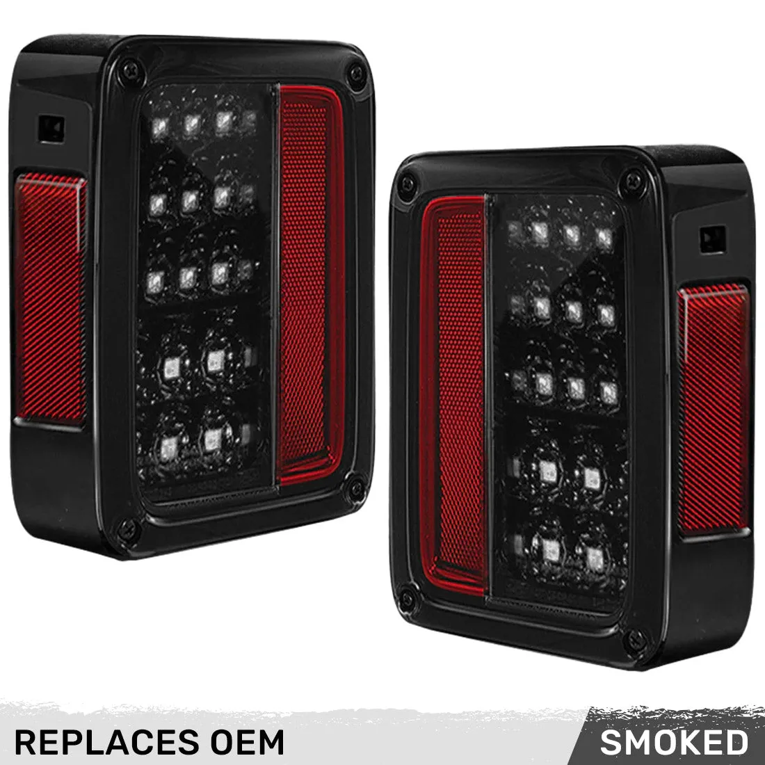 0718 JK Wrangler LED Taillightsred Lens Driver/Passenger product image