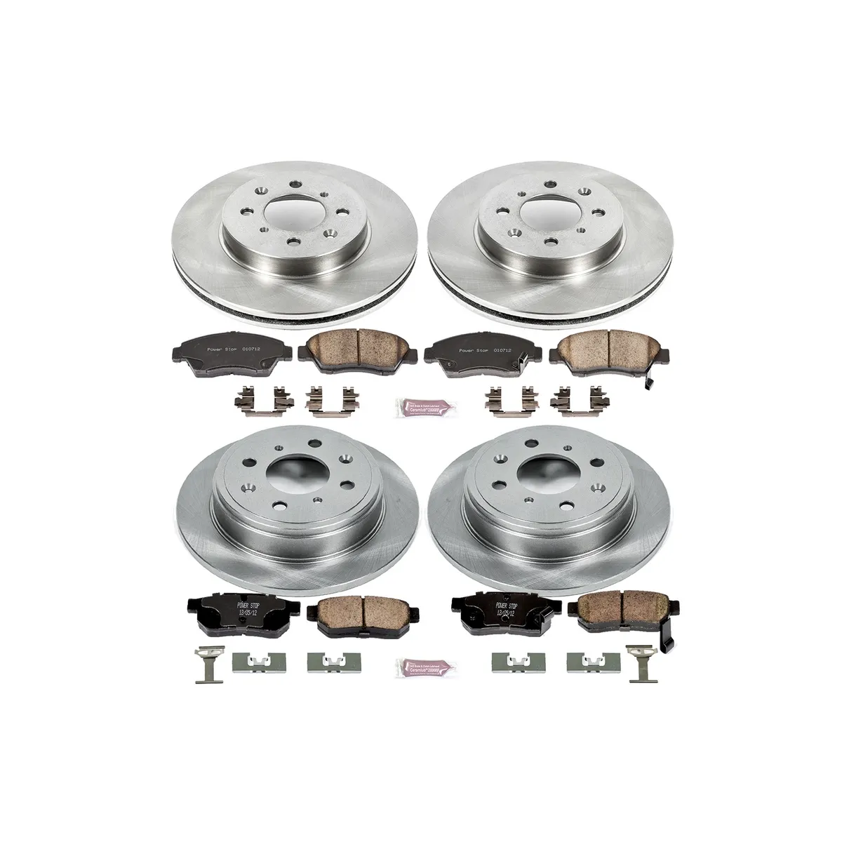 Z17 Direct Replacement Kit: Rotors; Ceramic Pads W/Hardware product image