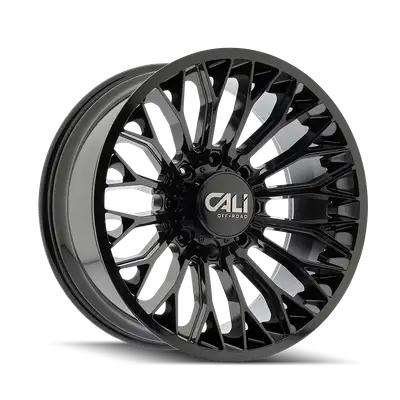 Cali Offroad Cali Off-Road Evoke 9119 Gloss Black 22x10 8-165.1 -19mm 125.2mm 9119-22181gb-19