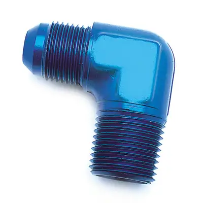 SpeedFx -8an x 1/2nptf 90 Blu Elbow