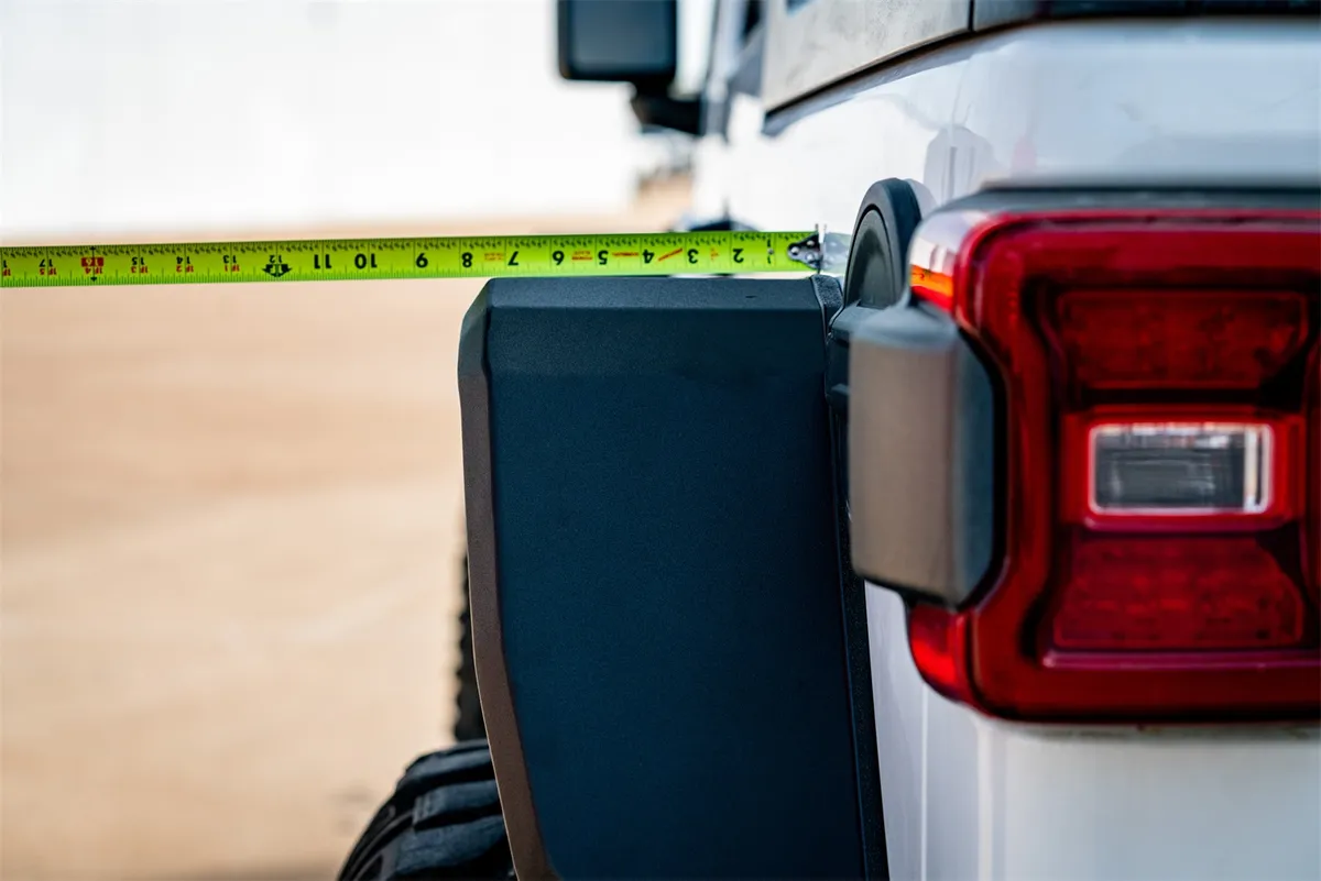 Stealth Rear Wide Fender Flares - Texture Black 2018-2025 Jeep JL JLU product image