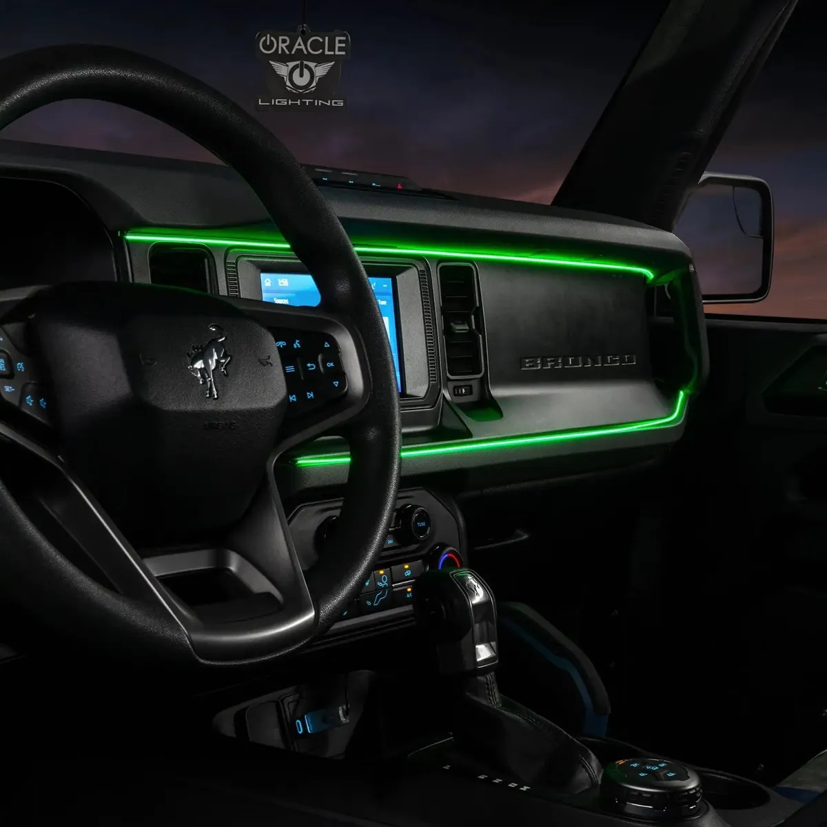 2021-2025 Ford Bronco Dynamic ColorSHIFT LED Dash Kit - USB Plug & Play Interior Lighting product image