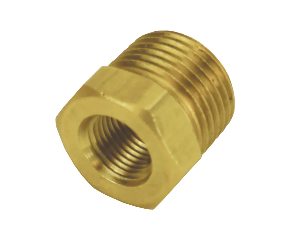 3/8 NPT Male x 1/8 NPT Female Reducer Bushing, Each product image