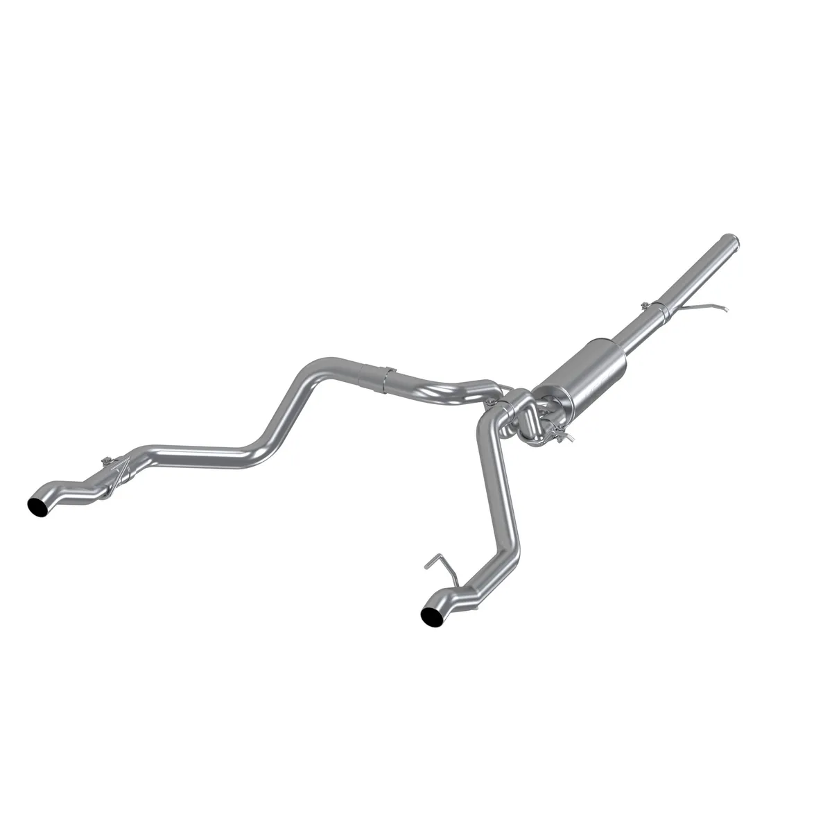2.5 Inch Cat Back Exhaust System For 19-Up Silverado/Sierra 1500 5.3L and 2022 Silverado LTD/ Sierra Limited 5.3L Dual Rear T409 Stainless Steel MBRP product image