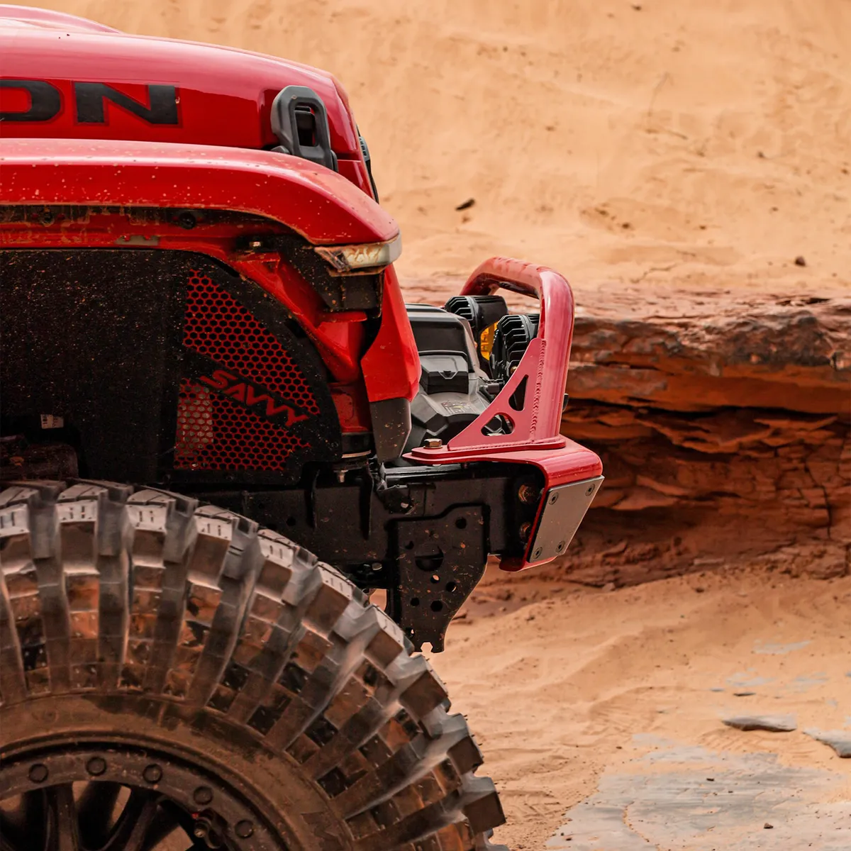 18c Wrangler Legacy Front Bumper With Hoop Raw product image